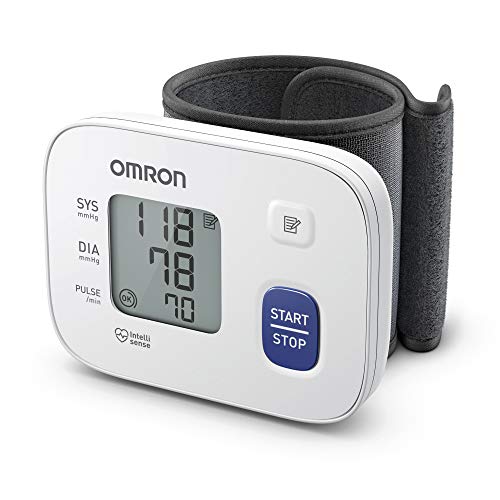 OMRON RS1 - Tensiómetro de muñeca para uso doméstico o externo, color blanco