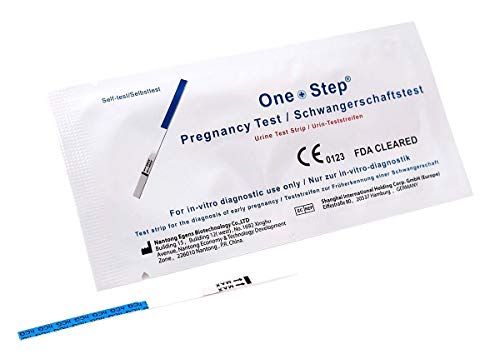 One Step - 20 Tests de Ovulación 20 mIU/ml y 5 Pruebas de Embarazo 10mIU/ml Formato 3,5 mm.