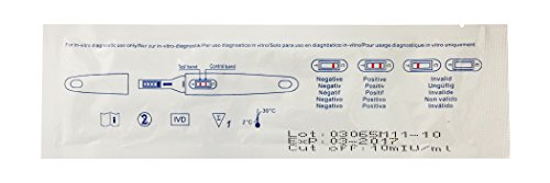 One Step - 3 Pruebas de Embarazo Formato Midstream 10 mIU