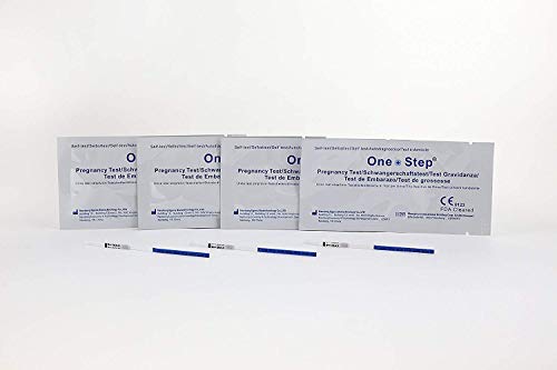 One Step - 5 Tests de Embarazo 10 mIU/ml - Nuevo Formato Económico de 2,5 mm