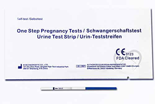One Step - 5 Tests de Embarazo 10 mIU/ml - Nuevo Formato Económico de 2,5 mm