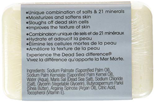 One With Nature - Dead Sea Mineral Bar jabón rejuvenecedor sal del mar muerto - 7 oz.