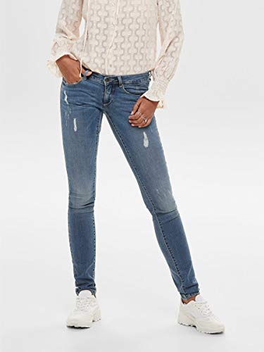 ONLY Onlcoral Sl Sk Dnm Jeans Bj8191-1 Noos, Mujer, Azul (Medium Blue Denim), W28/L30 (Talla del fabricante: 28)
