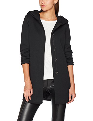 Only Onlsedona Light Coat Otw Noos Abrigo, Negro (Black Black), 42 (Talla del Fabricante: X-Large) para Mujer