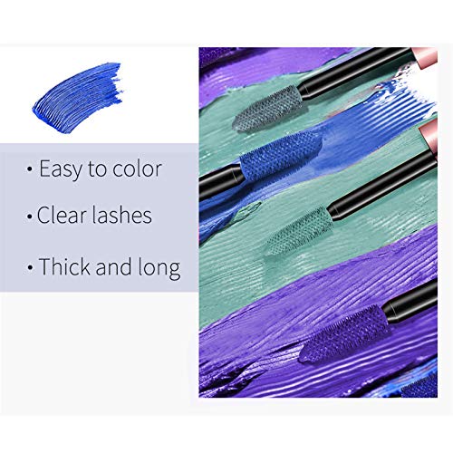 ONLYOILY Rímel colorido Party Queen para pestañas perladas de larga duración (02 púrpura)