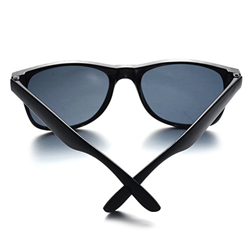 Onnea 10 Piezas Gafas de Sol Fiesta Colores Paquete Años 80 (Negro 10-Paquete)