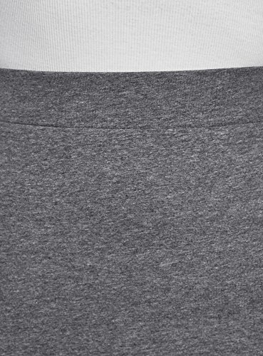 oodji Ultra Mujer Falda Lápiz Básica, Gris, ES 34 / XXS