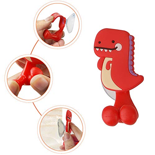 OOTSR 10 Piezas Divertido portacepillos de Dientes para niños, Lindo Titular de Cepillo de Dientes Animal con Ventosa para Ducha, baño, Dormitorio, Montaje en Pared Liso