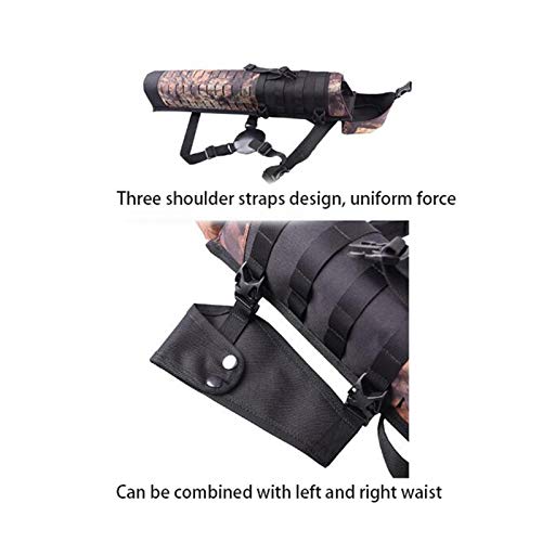 OPNIGHDYMD Tiro con Arco aljaba Flecha Holder, cilíndricos carcaj carcaj de Disparo de Tiro con Arco Arco y Flecha Bolsa, Hombres y Mujeres con un Hombro táctico de la aljaba (Color : B)