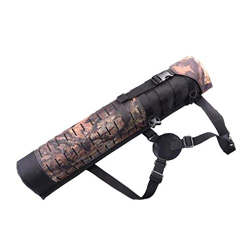 OPNIGHDYMD Tiro con Arco aljaba Flecha Holder, cilíndricos carcaj carcaj de Disparo de Tiro con Arco Arco y Flecha Bolsa, Hombres y Mujeres con un Hombro táctico de la aljaba (Color : B)