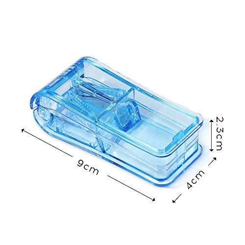 Opret Cortador de Pastillas, Divisor de Pastillas con Cuchilla para Pastillas Pequeñas Grandes para Tableta Vitamina Medicamento