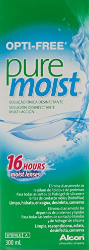 Optifree Puremoist Solución de Limpieza y Remojo - 300 ml