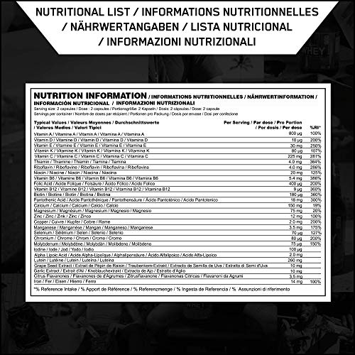 Optimum Nutrition ON Opti-Women, Suplemento Multivitamínico, Multivitaminas y Minerales para Mujeres con Vitamina D, Vitamina C, Magnesio y Acido Folico, sin sabor, 60 porciones, 120 Cápsulas