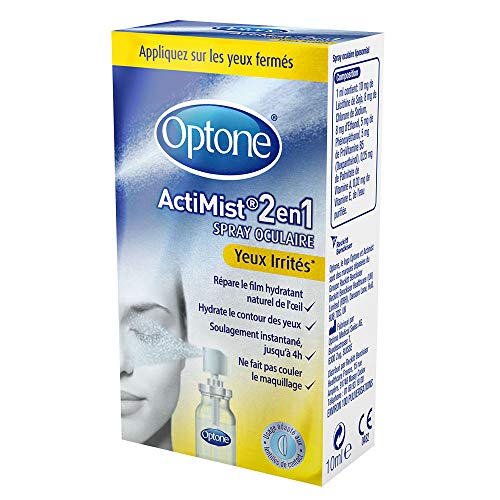 Optone Actimist - Spray de doble acción para ojos irritados
