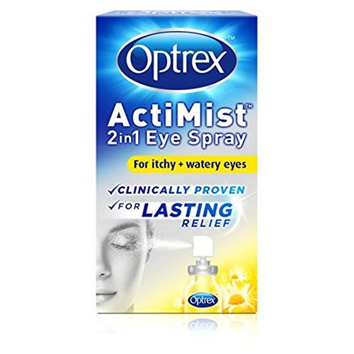 Optrex ActiMist 2 en 1 Spray para ojos picantes y acuosos 10 ml (10 ml por paquete)