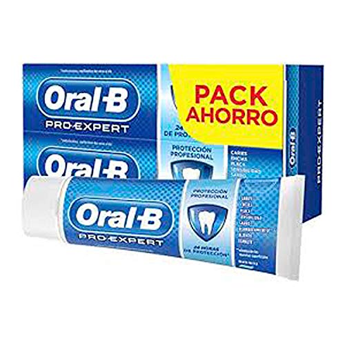 Oral-B DUPLO Pro-Expert Protección Profesional Pasta Dentífrica con Fluor Menta, 2x100ml