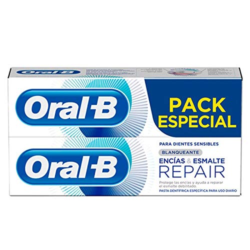 Oral-B Encías & Esmalte Repair Blanqueante Pasta Dentífrica - 2x75 ml