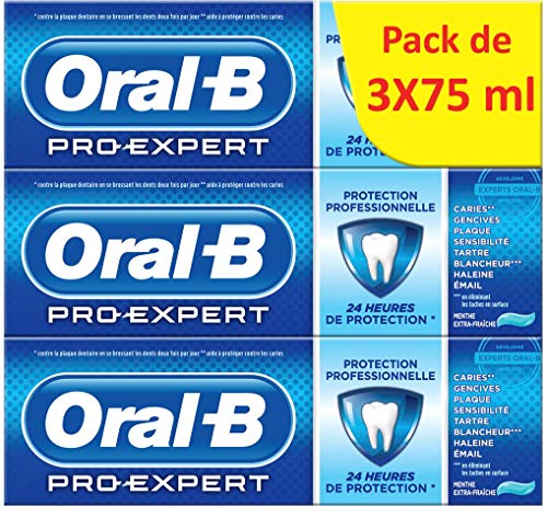 Oral-B Manual Otal-B Pro-Expert Profesional Protección De Pasta De Dientes 3 Unidades 225 ml