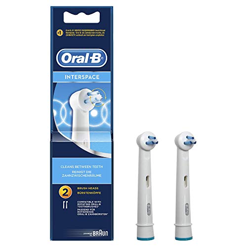 Oral-B - Pack de 2 cabezales para cepillos de dientes recargables - Interdental IP17