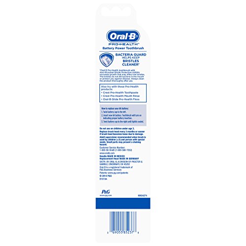 ORAL-B POWER ANTI-MICROBIAL BATTERY