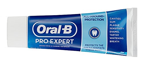 Oral-B Pro-Expert - Pasta de dientes de menta protección total 75ml - paquete de 3