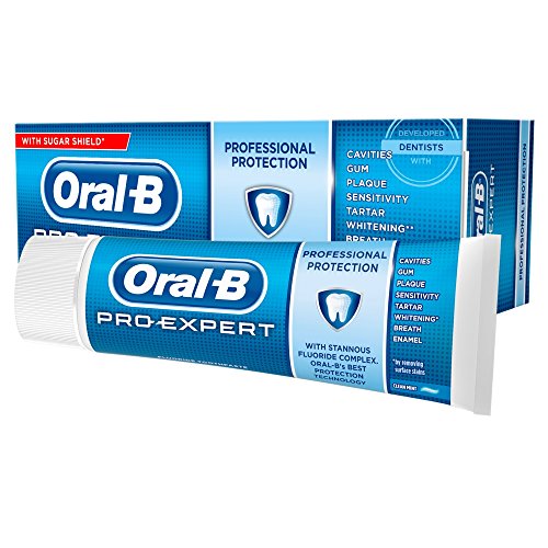 Oral-B Pro-Expert - Pasta de dientes de menta protección total 75ml - paquete de 3