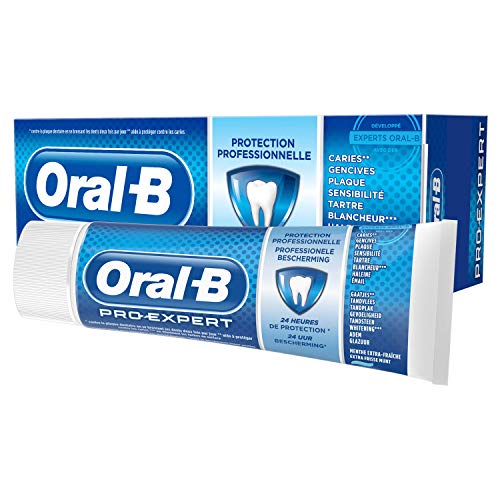 Oral-B Pro - Pasta de dientes Protección Experto Profesional menta extra-frescos 75 ml - Lot de 3