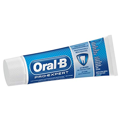 Oral-B Pro - Pasta de dientes Protección Experto Profesional menta extra-frescos 75 ml - Lot de 3