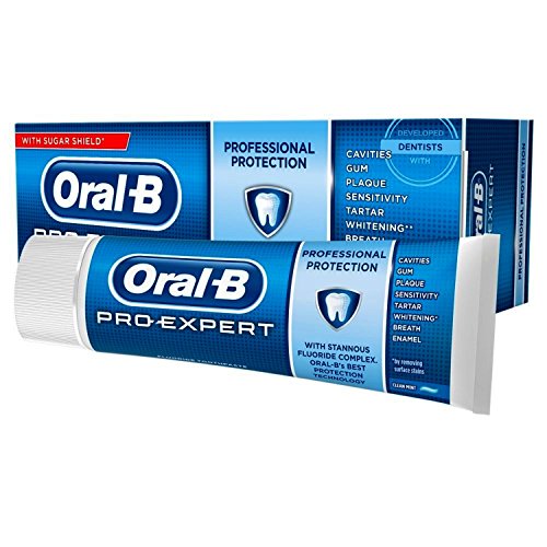 Oral-B Pro Profesional Experto Protección Pasta De Dientes - 75ml Menta Limpia (Paquete de 2)