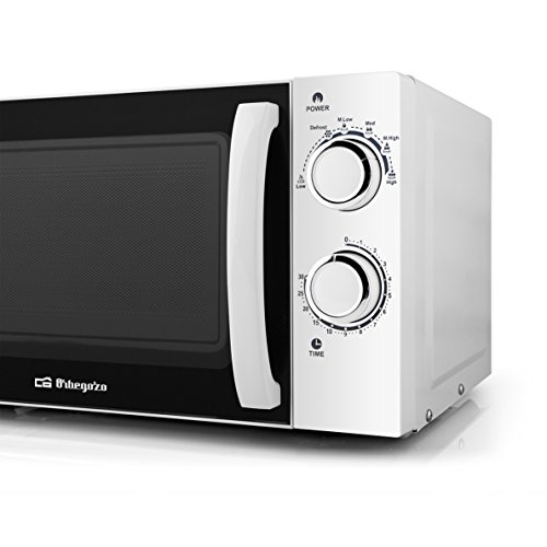 Orbegozo MI 2015 - Microondas sin grill, 700 W de potencia, 20 L, 6 niveles de funcionamiento, 230V, 50 Hz. blanco, 45.2 x 26.2 x 34.5 cm
