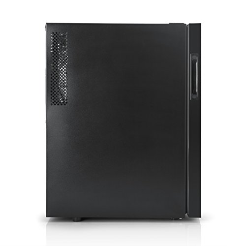 Orbegozo VT 1210, Vinoteca 12 Botellas, 70 W, Led, Display Digital, Panel de Control Táctil, 5 Estantes Extraíbles Cromados, 35 l, Negro