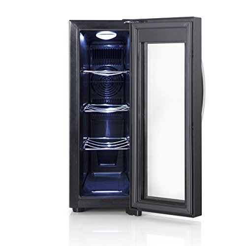 Orbegozo VT 415 Vinoteca 4 Botellas, 13 litros, Negro