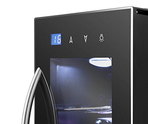 Orbegozo VT 415 Vinoteca 4 Botellas, 13 litros, Negro