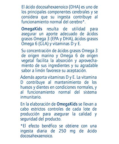 Ordesa Omegakids Liquido - 100 ml - El Omega-3 para tus hijos, 4ml al día.