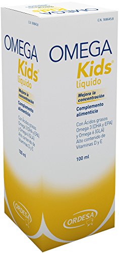 Ordesa Omegakids Liquido - 100 ml - El Omega-3 para tus hijos, 4ml al día.