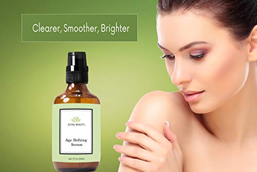 Organic Triple Active Age Defying Serum with Glycolic Acid+Salicylic Acid+Kojic Acid for Face Skin Clearing Peel Exfoliating. Best for Oily Skin Acne Blackhead Whitehead Pore Dark Spot.