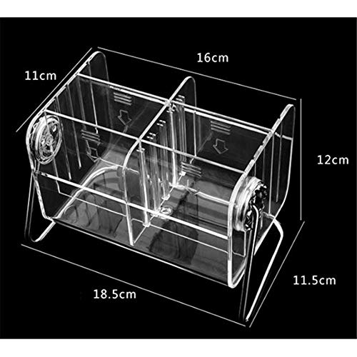Organizador de Mando a Distancia, 6 Ranuras, Transparente, acrílico, Soporte para Mando a Distancia, Soporte para TV, climatizador, Caja de Almacenamiento, Soporte para Mesa…