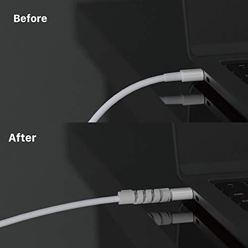 Organizador Viaje para MacBook Air Cable de Carga, Portátil de Cable de Viaje para MacBook Air Adaptador, Compatible con Magsafe 30W 29W, Protectora Cargador Accesorios Mac 12 13 Pulgada (Dorado)