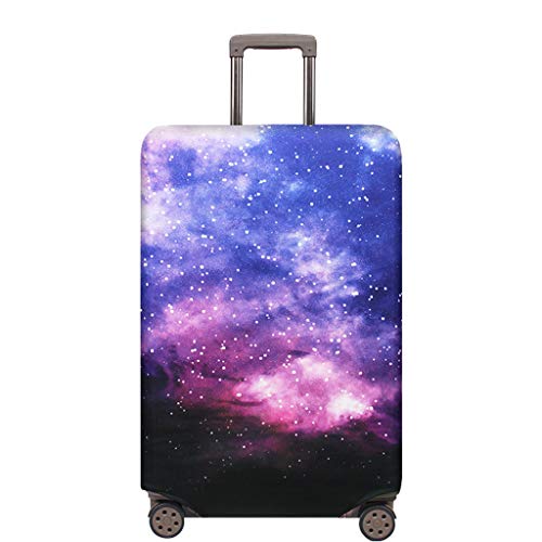 OrgaWise Luggage Cover con Cremallera, Suave de Anti-Polvo, Elástico Cabe 22-28 Pulgadas Funda Maleta (M, L)