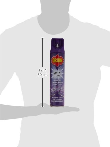 Orion - Insecticida en Aerosol contra Moscas y Mosquitos, Aroma Lavanda - 600 ml