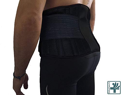 OrthoCare S - Faja lumbar hombre/mujer. TALLA ÚNICA. Corrector de postura y Rehabilitación de dolor y lesiones.