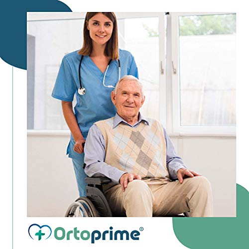 OrtoPrime Cojín Antiescaras Ranurado de Espuma - Prevención y Tratamiento de úlceras por presión en Coxis - Cojín Postural para Sillas de ruedas, Oficina, Coche y Hogar - Asiento Ortopédico