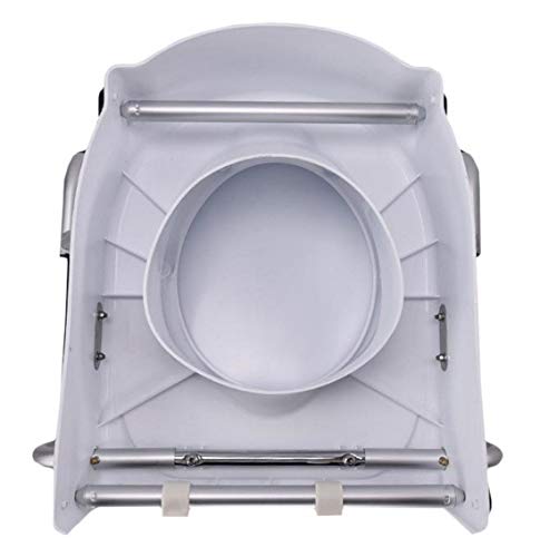 OrtoPrime Elevador WC Inclinable con Reposabrazos Abatibles - Altura Regulable 5, 10 y 15 Centímetros - Alza wc con Tapa - Alzador de Inodoro Portátil