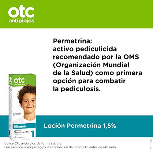 OTC loción antipiojos permetrina 1,5% caja 125 ml