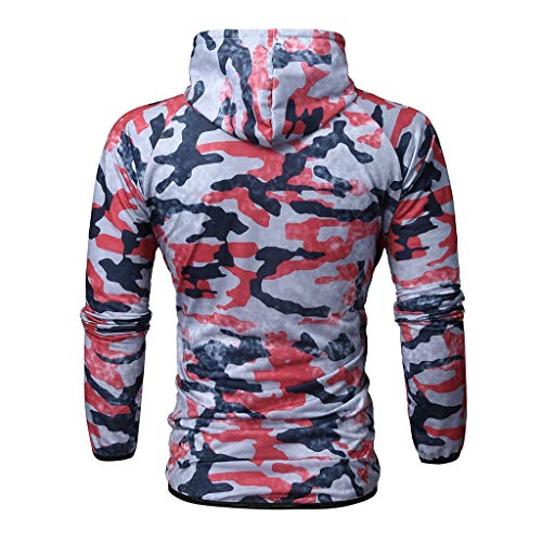 Otoño Invierno De Manga Larga Camuflaje Gris Sudadera De Los Hombres Mejor Venta Pantalones Conjuntos Deportes Hombres Cremallera Camo Sudadera con Capucha Ropas Trajes Deportivos BuyO