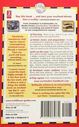 Overlanders' Handbook: A Route & Planning Guide: Asia, Africa, Latin America - Car, 4WD, Van, Truck (Trailblazer) [Idioma Inglés]