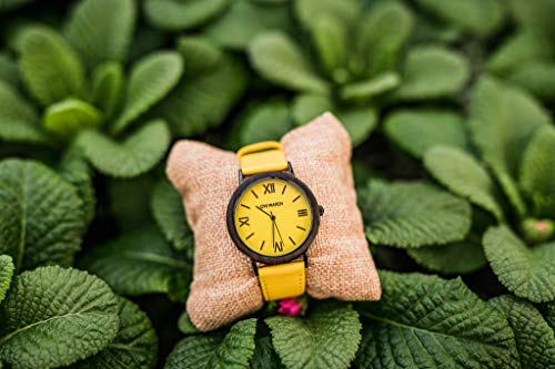 Ovi Watch - Reloj Amarillo de Madera