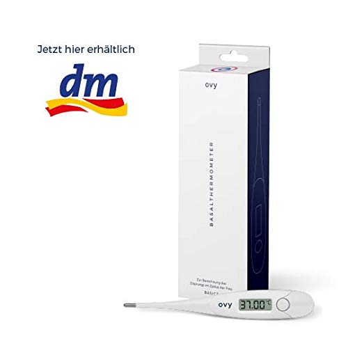 Ovy - Termómetro basal para el Control de Ciclo con App incluida (iOS & Android) | Fertilidad, termómetro para quedar Embarazada o para la anticoncepción sin hormonas