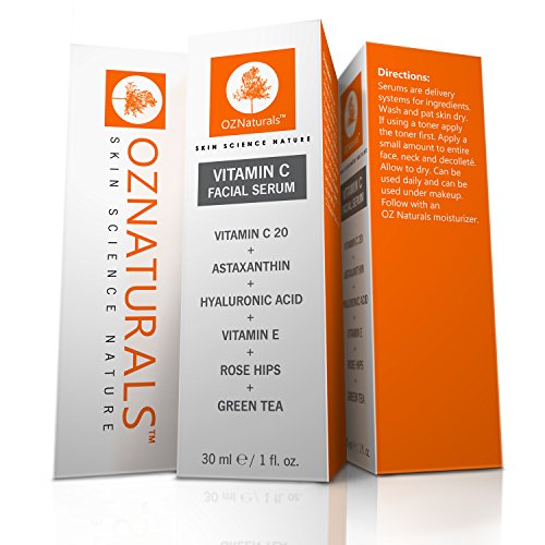 OZ Naturals Suero Rejuvenecedor con Vitamina C y Ácido Hialurónico - 30 ml