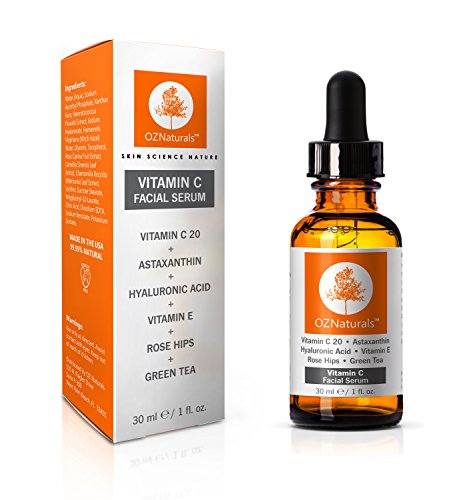 OZ Naturals Suero Rejuvenecedor con Vitamina C y Ácido Hialurónico - 30 ml